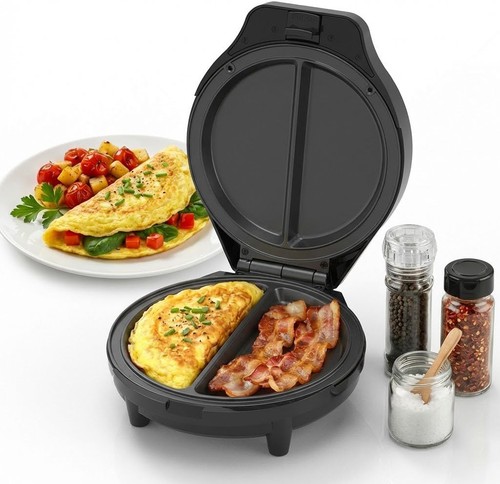 Dual zone electric omelette - dual-zone,