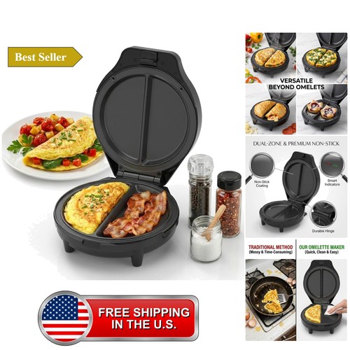 Dual zone electric omelette - electric,