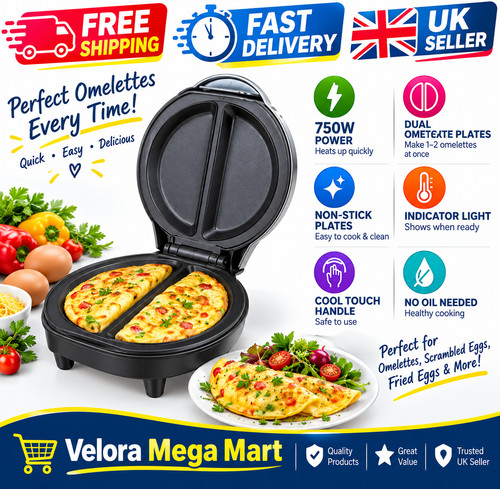 Double omelette maker 2x - double,