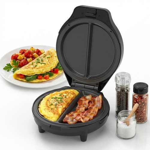 Dual zone electric omelette - electric,