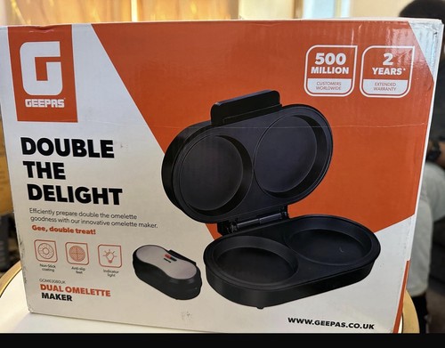 Geepas dual omelette maker - omelette,