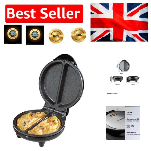 Dual plate omelette maker - maker, –