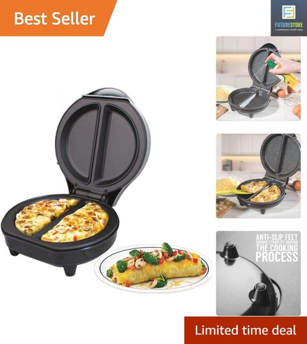 Sleek stainless steel omelette - stainless,