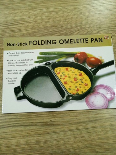 Folding omelette pan portable - pan,,